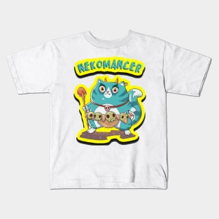 NekoMancer Art Kids T-Shirt